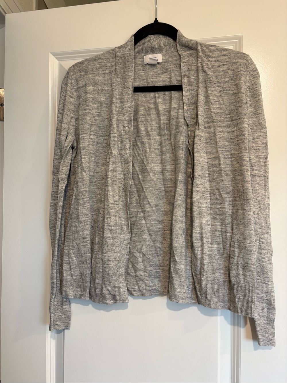 Old Navy Heather Gray Open Front Women's Cardigan
